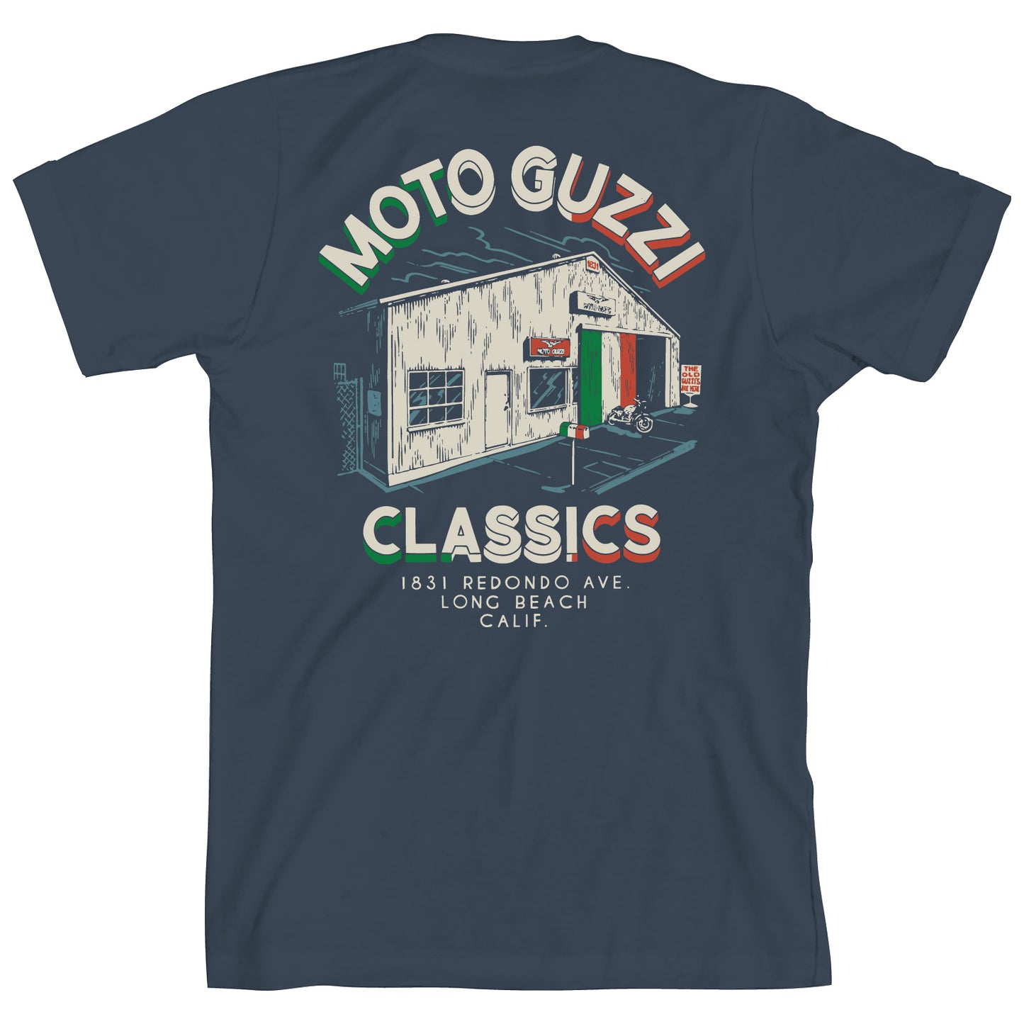The Redondo Heritage Tee - Indigo
