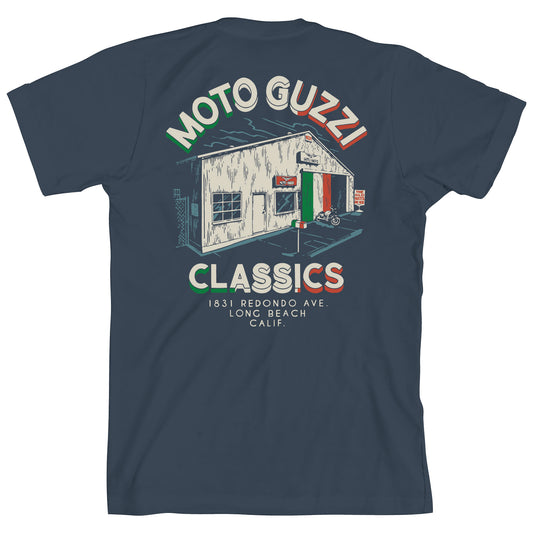 The Redondo Heritage Tee - Indigo